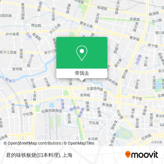 君的味铁板烧(曰本料理)地图