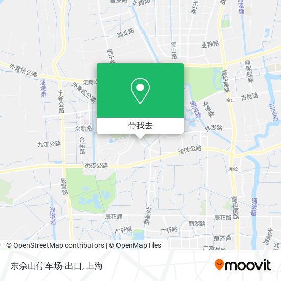东佘山停车场-出口地图