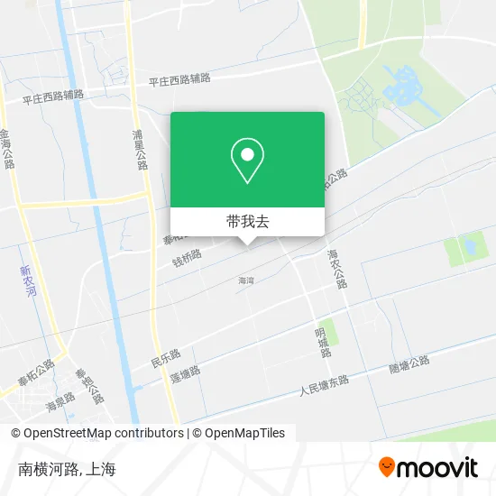 南横河路地图