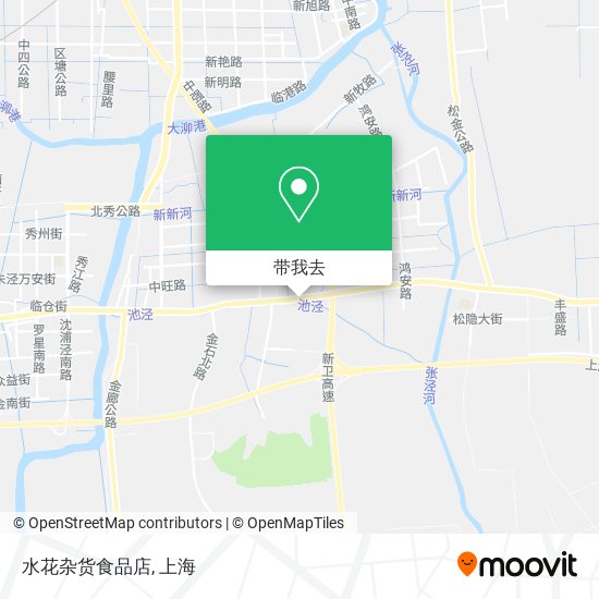 水花杂货食品店地图