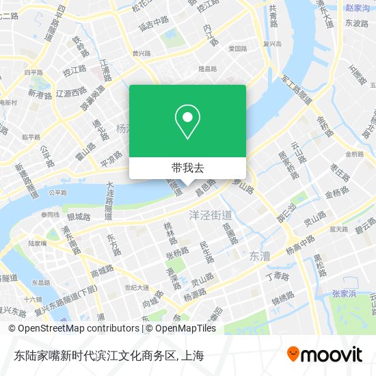 东陆家嘴新时代滨江文化商务区地图