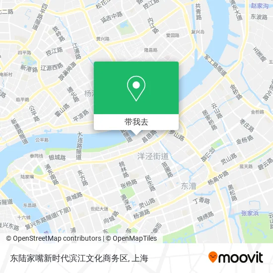 东陆家嘴新时代滨江文化商务区地图