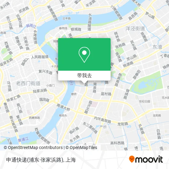 申通快递(浦东·张家浜路)地图