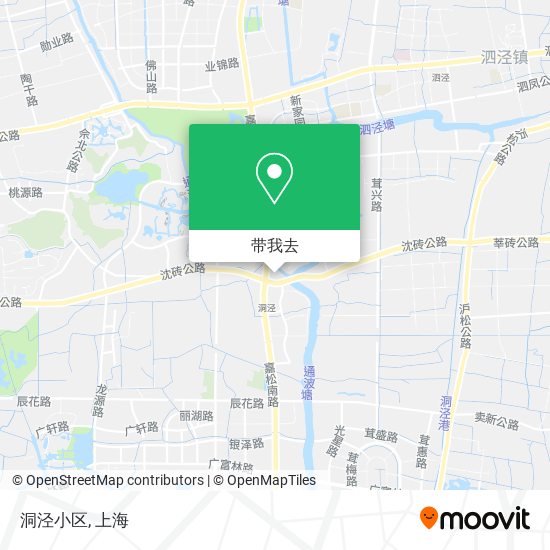 洞泾小区地图