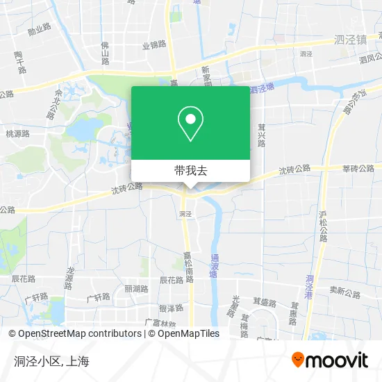 洞泾小区地图