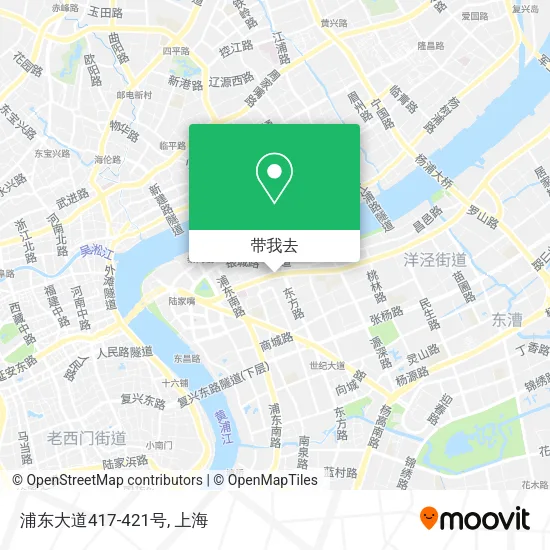 浦东大道417-421号地图