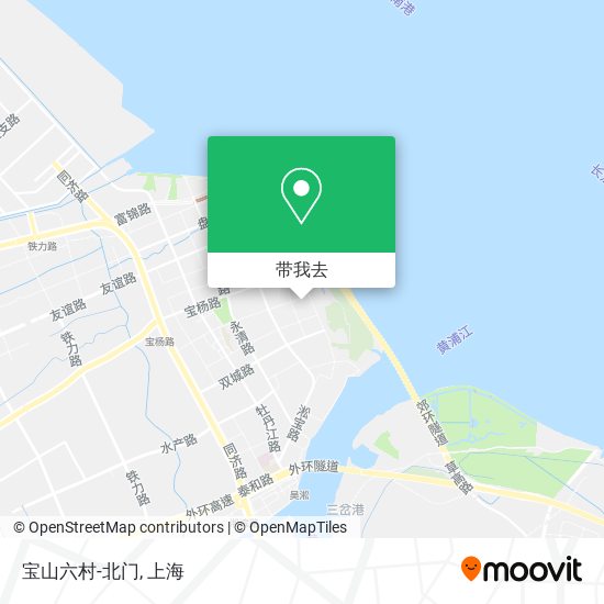 宝山六村-北门地图
