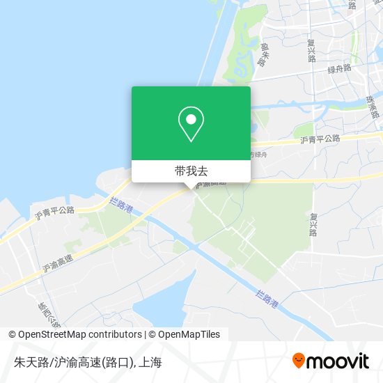 朱天路/沪渝高速(路口)地图