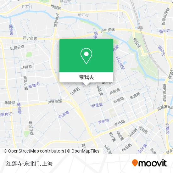 红莲寺-东北门地图