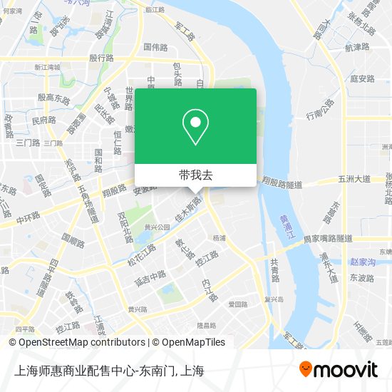 上海师惠商业配售中心-东南门地图