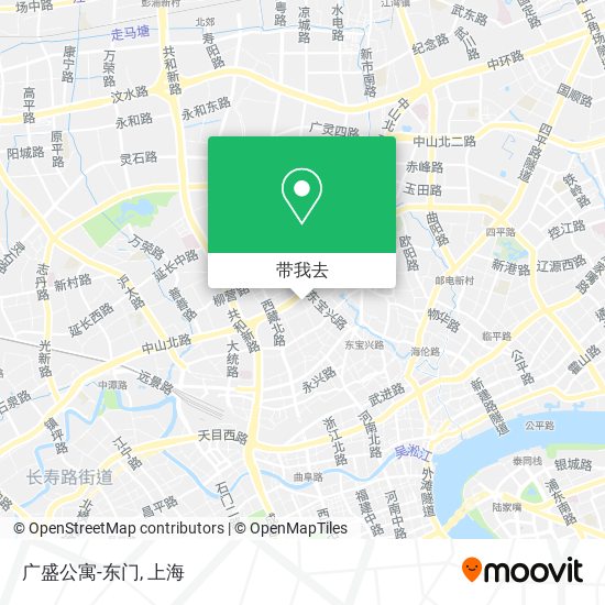 广盛公寓-东门地图