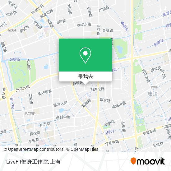 LiveFit健身工作室地图