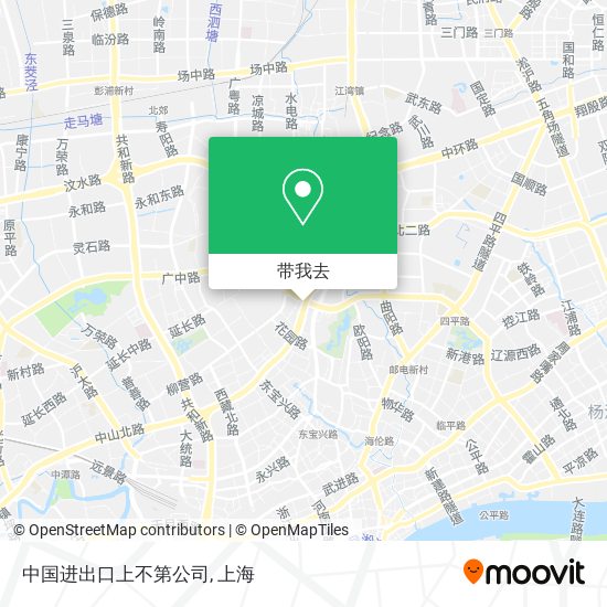 中国进出口上不第公司地图