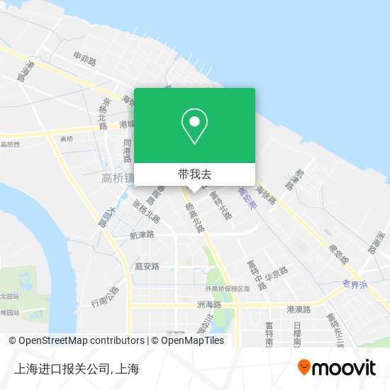 上海进口报关公司地图