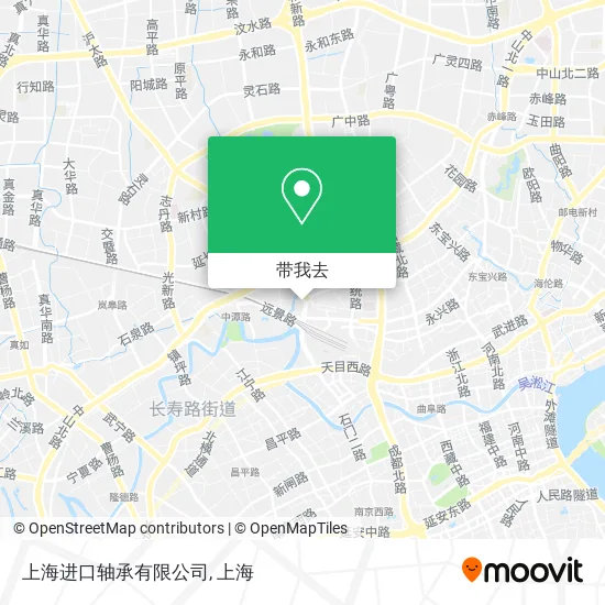 上海进口轴承有限公司地图