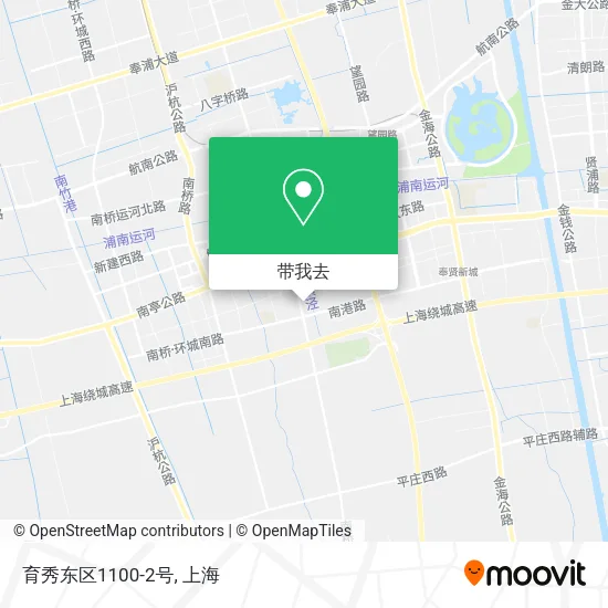 育秀东区1100-2号地图