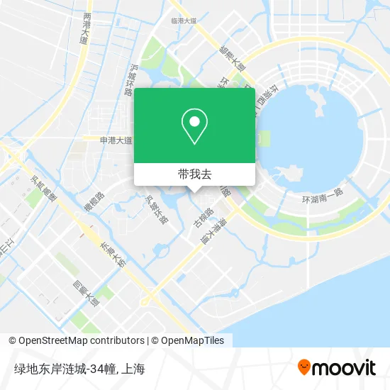 绿地东岸涟城-34幢地图