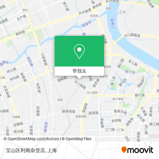 宝山区利南杂货店地图