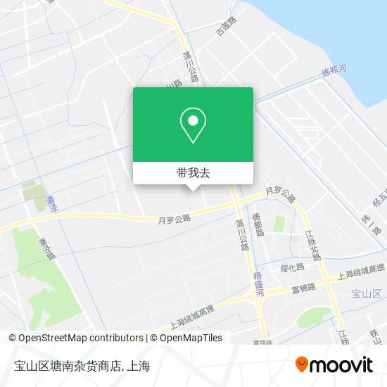 宝山区塘南杂货商店地图