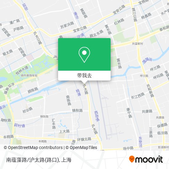 南蕴藻路/沪太路(路口)地图