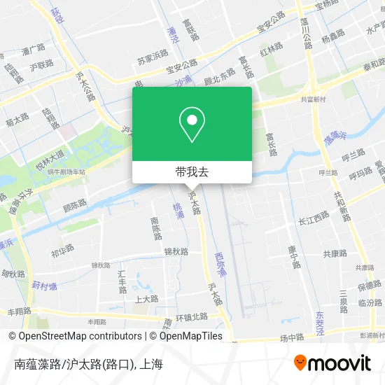 南蕴藻路/沪太路(路口)地图