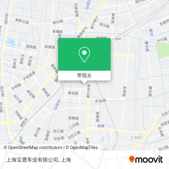 上海宝鹿车业有限公司地图