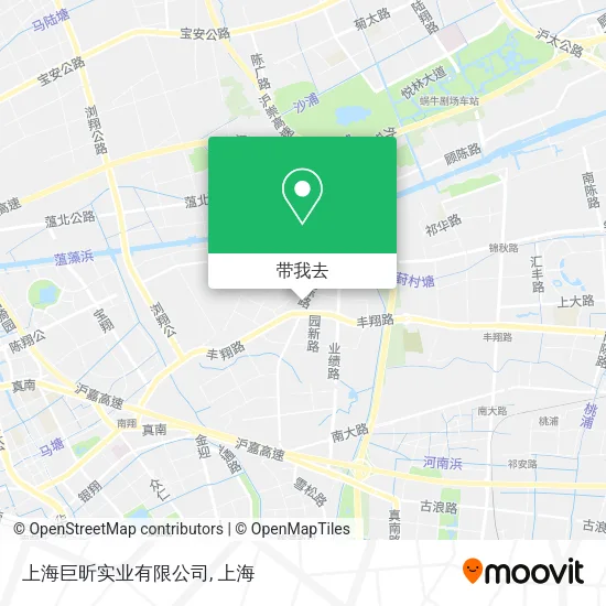 上海巨昕实业有限公司地图
