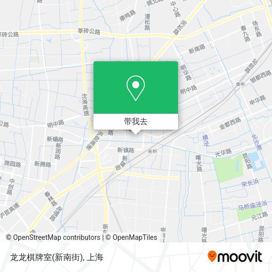 龙龙棋牌室(新南街)地图