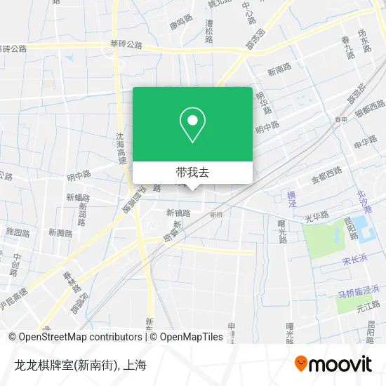 龙龙棋牌室(新南街)地图