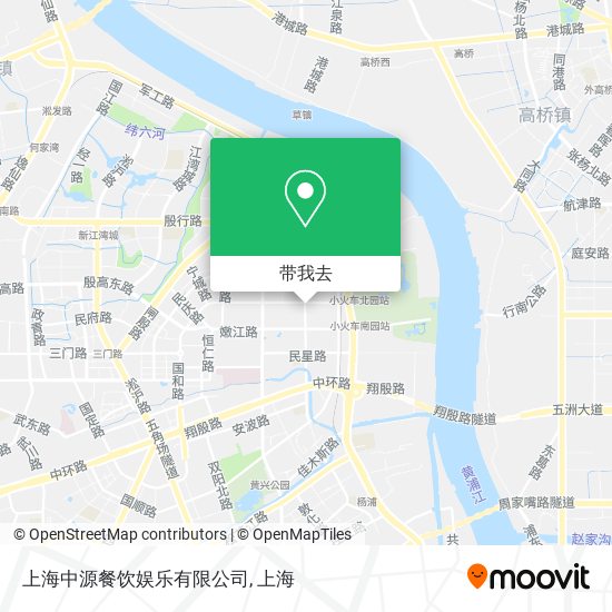 上海中源餐饮娱乐有限公司地图