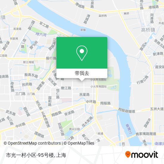 市光一村小区-95号楼地图