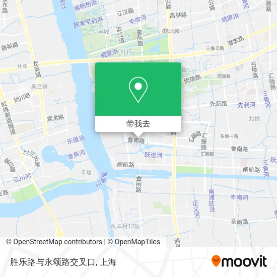 胜乐路与永颂路交叉口地图