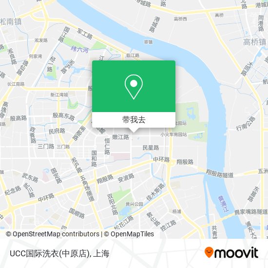 UCC国际洗衣(中原店)地图