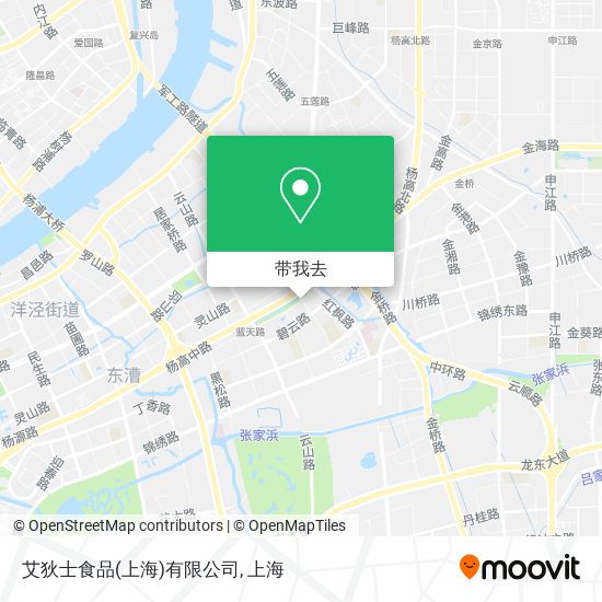 艾狄士食品(上海)有限公司地图