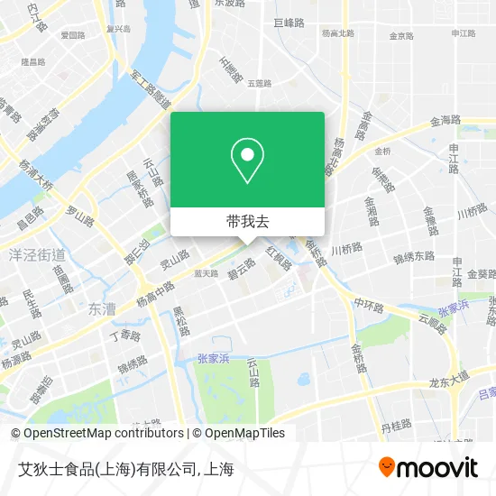 艾狄士食品(上海)有限公司地图