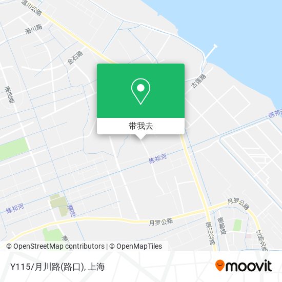 Y115/月川路(路口)地图