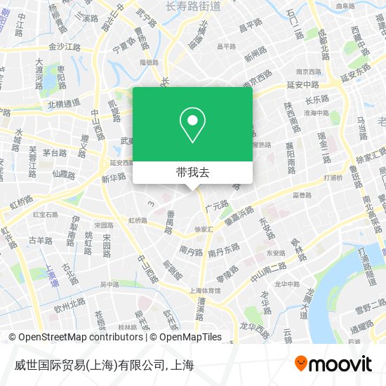 威世国际贸易(上海)有限公司地图