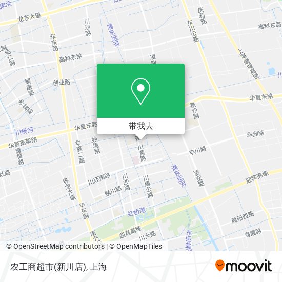 农工商超市(新川店)地图