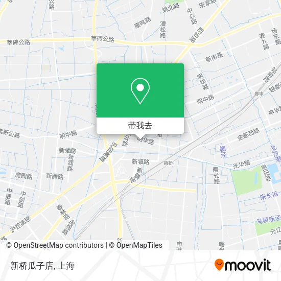 新桥瓜子店地图