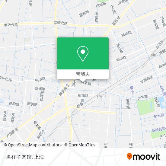名祥羊肉馆地图