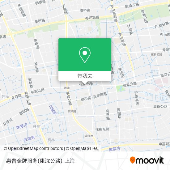 惠普金牌服务(康沈公路)地图