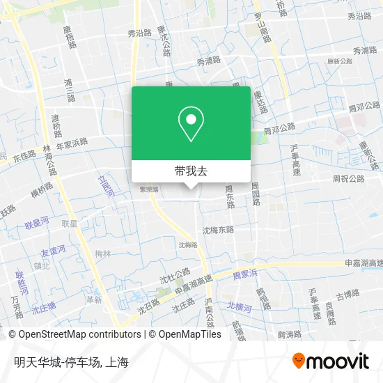 明天华城-停车场地图