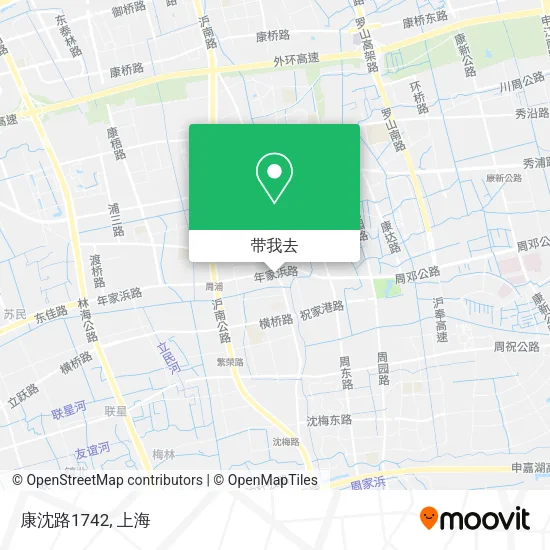 康沈路1742地图