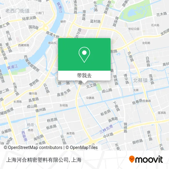 上海河合精密塑料有限公司地图