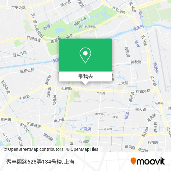 聚丰园路628弄134号楼地图