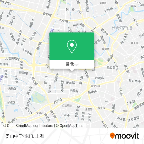 娄山中学-东门地图