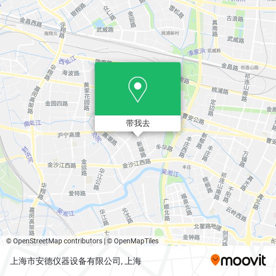 上海市安德仪器设备有限公司地图