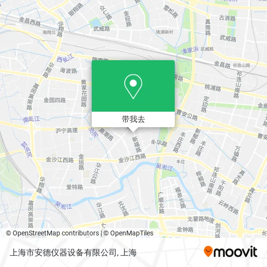 上海市安德仪器设备有限公司地图