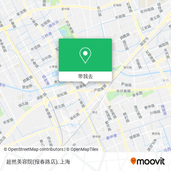 超然美容院(报春路店)地图