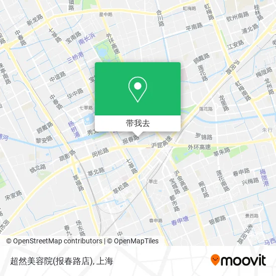 超然美容院(报春路店)地图